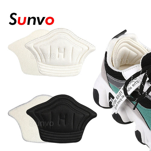 Sunvo Women Insoles for Sport Running Shoes Adjust Size Heel Liner Grips Protector Sticker Pain Relief Patch Foot Care Inserts