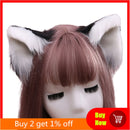 Schöne pelzige Tier Tier Ohren Haarspange Anime Lolita Wolf Katze Cosplay Haarnadeln X7YA