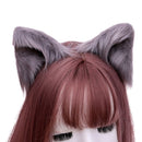 Schöne pelzige Tier Tier Ohren Haarspange Anime Lolita Wolf Katze Cosplay Haarnadeln X7YA