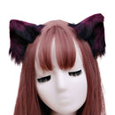 Schöne pelzige Tier Tier Ohren Haarspange Anime Lolita Wolf Katze Cosplay Haarnadeln X7YA