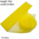 Rollo de Organza de tul para boda de 5/10m, tela de Organza de cristal transparente para decoración de boda, hilo de boda, suministros para eventos y fiestas de cumpleaños