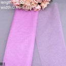 Rollo de Organza de tul para boda de 5/10m, tela de Organza de cristal transparente para decoración de boda, hilo de boda, suministros para eventos y fiestas de cumpleaños