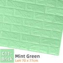 Kaguyahime 3D Wallpaper DIY Marble Sticker Waterproof Stickers Wall Papers Home decor Kids Room 3D Self-Adhesive Wallpaper Brick