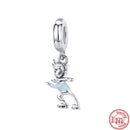 100% 925 Sterling Silber Feder Stammbaum Schneeflocken Junge baumeln Perlen passend für Original Pandora Charms Armbänder DIY Damen Schmuck