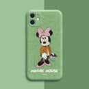 DISNEY 2021 Minnie Silikonhülle für iPhone 11 Pro Xs Max iPhone SE 2020 6 6S 7 8 Plus Offizielles Liquid Silicon 360 Full Cover