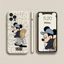 DISNEY 2021 Minnie Silikonhülle für iPhone 11 Pro Xs Max iPhone SE 2020 6 6S 7 8 Plus Offizielles Liquid Silicon 360 Full Cover