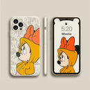 DISNEY 2021 Minnie Silikonhülle für iPhone 11 Pro Xs Max iPhone SE 2020 6 6S 7 8 Plus Offizielles Liquid Silicon 360 Full Cover