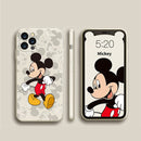 DISNEY 2021 Minnie Silikonhülle für iPhone 11 Pro Xs Max iPhone SE 2020 6 6S 7 8 Plus Offizielles Liquid Silicon 360 Full Cover