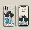 DISNEY 2021 Minnie Silikonhülle für iPhone 11 Pro Xs Max iPhone SE 2020 6 6S 7 8 Plus Offizielles Liquid Silicon 360 Full Cover
