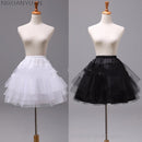 NIXUANYUAN White or Black Short Petticoats 2021 Women A Line 3 Layers Underskirt For Wedding Dress jupon cerceau mariage