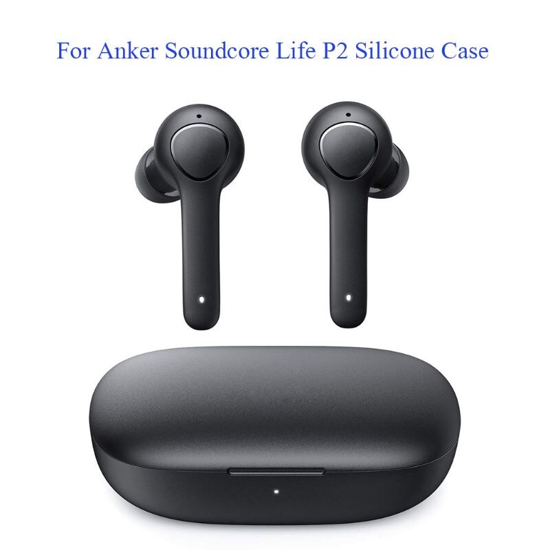 Anti-shock Silicone Cover Protective Case Full Shell for Anker Soundcore Life P2