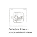 WiFi Smart Thermostat Temperature Controller for Gas Boiler Electric Underfloor Heating Humidity Display Works with Alexa