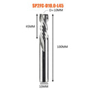 Kompressionsfräser Holzbearbeitung UNTEN Schneiden Sie zwei Flöten Spiralhartmetallfräser CNC-Fräser Holzschaftfräser Bits