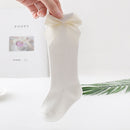 2020 Baby Girls Socks New Toddlers Girl Big Bow Knee High Long Soft Kids Socks Bowknot 100% Cotton 0-3 Years Newborn Socks