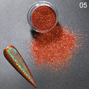 Holographics Powder Nail Glitter Laser Silver Pink Glitter Chrome Nail Powder Shimmer Gel Polish Flakes for Pigment Dust