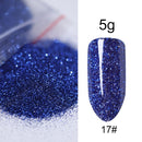 Holographics Powder Nail Glitter Laser Silver Pink Glitter Chrome Nail Powder Shimmer Gel Polish Flakes for Pigment Dust