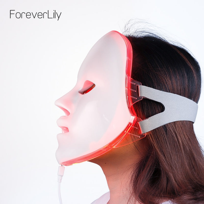 NOBOX-Minimalismus Design 7 Farben LED Gesichtsmaske Photonentherapie Anti-Akne Faltenentfernung Hautverjüngung Gesichtspflegewerkzeuge