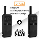 2PCS Walkie Talkie KSUN KSM3 Civil Kilometer High Power Intercom Outdoor Handheld  Mini Radio Talkie Walkie