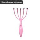 Best Selling Head Massager Five Finger Ball Plastic Scalp Massager Relieve Pressure Itch Massager For Head Rake Head Skin