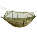 1-2 Person 260*140cm Camping Hammock Outdoor Mosquito Bug Net Portable Parachute Nylon  for Sleeping Travel Hiking