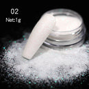 Holographics Powder Nail Glitter Laser Silver Pink Glitter Chrome Nail Powder Shimmer Gel Polish Flakes for Pigment Dust