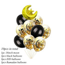 1 Set DIY 10-40cm Iron Metal Ring Wooden Crafts Garland Flowers for Eid Mubarak Ramadan Party Decoration Gift Wedding Home Decor