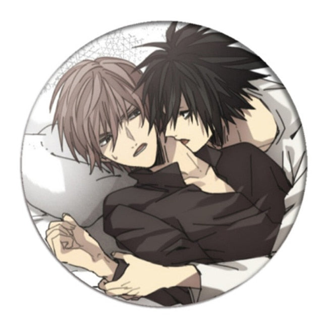 Free Shipping Anime Death Note Cosplay Badge Brooch L·Lawliet Killer Yagami Light Pins Badges for Backpacks Children Gift