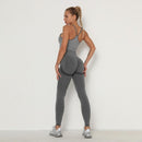 Nahtloses Frauen-Sport-Set für Fitnessstudio, Langarm-Oberteil, hohe Taille, Bauchkontrolle, Leggings, Kleidung, nahtloser Sportanzug, sexy Beute, Mädchen