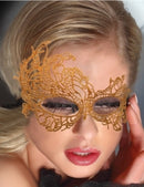 Comeondear 1 Piece Halloween Cosplay And Party Lace Eye Mask Sexy Lady Cutout Eye Mask For Masquerade Party  Fancy Dress Costume