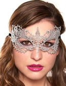 Comeondear 1 Piece Halloween Cosplay And Party Lace Eye Mask Sexy Lady Cutout Eye Mask For Masquerade Party  Fancy Dress Costume