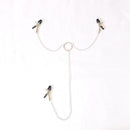 Juegos sexuales para adultos, juguetes para mujeres, parejas, pinzas para pezones de Metal, Collar esclavo, Bdsm, Bondage sexual, esclavo, accesorios eróticos, productos sexuales