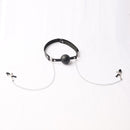 Juegos sexuales para adultos, juguetes para mujeres, parejas, pinzas para pezones de Metal, Collar esclavo, Bdsm, Bondage sexual, esclavo, accesorios eróticos, productos sexuales