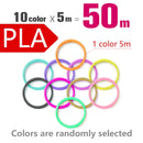 PLA/ABS Filament For 3D Pen Filament 10/20 Rolls 10M Diameter 1.75mm 200M Plastic Filament for 3D Pen 3D Printer pen