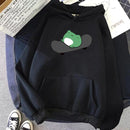 2021 primavera monopatín rana sudadera de gran tamaño hombres y mujeres sudaderas con capucha Harajuku cálido suéter mujer estilo coreano Sudadera con capucha