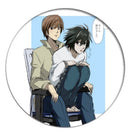 Envío Gratis Anime Death Note Cosplay insignia broche L·Lawliet Killer Yagami Light Pins insignias para mochilas niños regalo