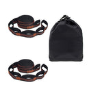 2 Pcs/Set Hammock Straps Special Reinforced Polyester Straps 5 Ring High Load-Bearing Barbed Black Outdoor Hammock straps