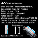 Mini Fast Wire Cable Connectors Universal Compact Conductor Spring Splicing Wiring Connector Push-in Terminal Block 422 SPL-2/3