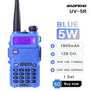 BaoFeng UV 5R Walkie Talkie Radio Station Comunicador UV-5R HAM Transceiver Dual-Band Intercom Handheld Talkie Walkie UV82