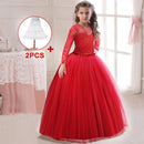 Retail Kids Party Evening Gowns Lace Ball Gown Flower Girl Dresses For Weddings First Communion Dresses For Girls