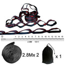 2 PCS Essential Can Hold 2000kg Out Door Camping Hiking Hammock Hanging Belt Hammock Strap Rope Accessories Load Bind Rope