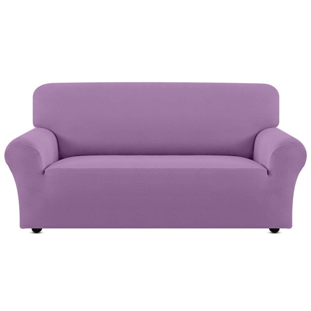 22 Farben einfarbiger Sofabezug Elastischer Stretch-Sofabezug für Wohnzimmercouchbezug 1/2/3/4-Sitzer