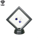 3D Floating Picture Frame Shadow Box Jewelry Display Stand Ring Pendant Holder Protect Jewellery Stone Presentation Case