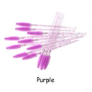 Disposable Eyelash Brush 25/50 Pcs Crystal Eye Brush Diamond Handle Mini Mascara Wands Brush Eyelash Extension Makeup Brush Set