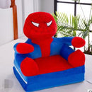 115CM Baby Kid Sofa Fashion Cartoon Crown Seat Child Chair Toddler Child Cover for Sofa Folding with Filling Material Mini Sofa