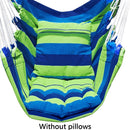 No Pillow Hammock Camping Outdoor Furniture Hanging Rope Hammock Chair Swing Garden Hanging Hammock Swing Chair Lazy Canvas Bed