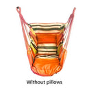 No Pillow Hammock Camping Outdoor Furniture Hanging Rope Hammock Chair Swing Garden Hanging Hammock Swing Chair Lazy Canvas Bed