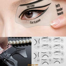 1/2Pcs Pro Eyeliner Stencils Winged Eyeliner Stencil Models Template Shaping Tools Eyebrows Template Card Eye Shadow Makeup Tool
