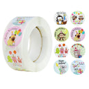 Gift Sealing Stickers 500pcs Thank you Love Design Diary Scrapbooking Stickers Festival Birthday Party Gift Decorations Labels