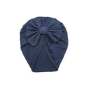 Baby Headband Hat Bowknot Print Cotton Stretchy Turban Headband Infant Head Wrap Beanie Hat Girls Headwear Baby Hair Accessories