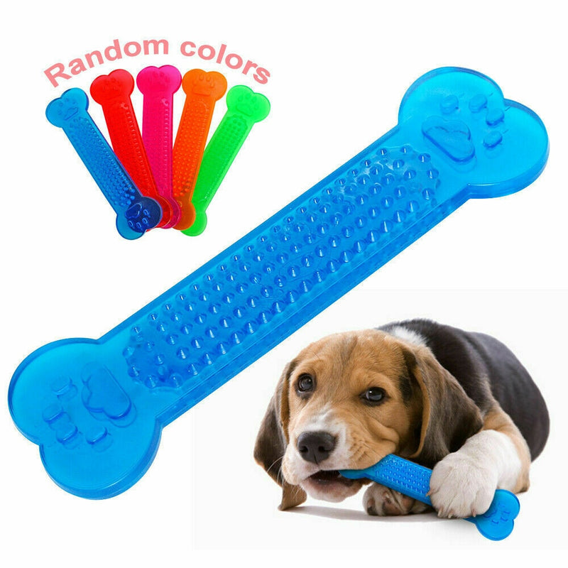 Heißer Verkauf Haustier Hund Kauen Spielzeug Gummiknochen Spielzeug Aggressive Chewers Hund Zahnbürste Doggy Puppy Zahnpflege Für Hund Haustier Zubehör